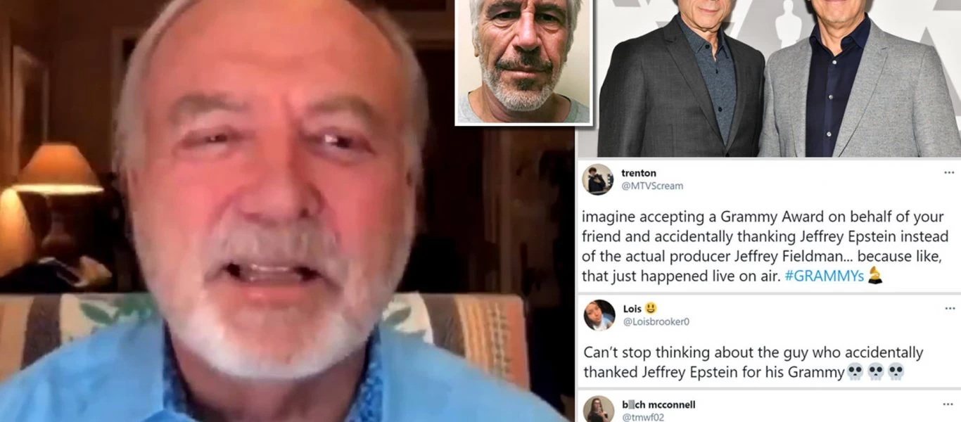 Απίστευτη γκάφα στα Grammy:Πήρε το βραβείo και ευχαρίστησε τον Jeffrey Epstein (βίντεο)